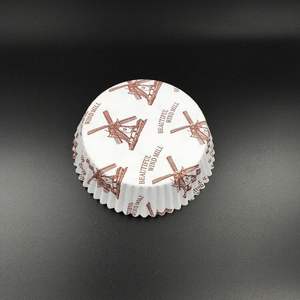 Molde para Hornear en Forma de Tulipán para Celebración de Aniversario, con Borde Plateado, para Presentación de Postres en Fiestas Formales - Product Image 2