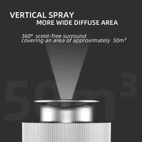 Désodorisant de voiture en alliage d'aluminium Rechargeable Portable diffuseur d'huile essentielle d'arôme USB sans eau Mini diffuseurs d'arôme