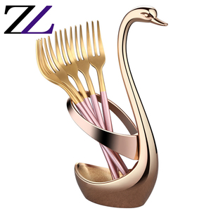 Phục vụ thiết bị nhà bếp bán buôn khách sạn tự chọn máy chủ dao kéo sawn Set bếp dao mới nhất công cụ Vàng ngã ba và muỗng chủ - Product Image 2