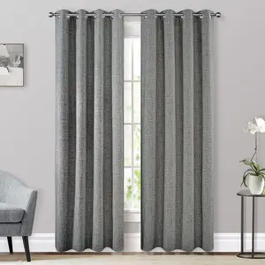 Tùy Chỉnh Mỹ Polyester Rắn Màu Phòng Ngủ Rèm Cửa Cách Nhiệt Màn Cửa Sổ Rèm Cửa Cho Phòng Khách