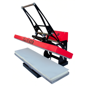 Presse à chaud manuelle multifonctionnelle à plat pour l'impression sur divers matériaux, fonctionnement mécanique, conception de table de travail finie - Product Image 1