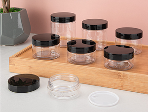 50g 80g 100g 120g 200g 250g miệng rộng cấp thực phẩm bơ đậu phộng Pet lọ nhựa trong suốt có nắp đậy cho bao bì thực phẩm - Product Image 2