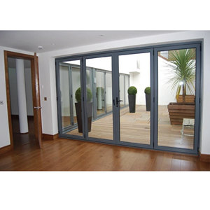 Balcón o Patio de cierre suave plegable de <span class=keywords><strong>aluminio</strong></span> de <span class=keywords><strong>puerta</strong></span> de garaje de vidrio Bi-Fold <span class=keywords><strong>puerta</strong></span> - Product Image 6