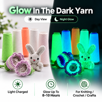 Fil Lumineux pour Chapeaux, Tapisseries, Jouets au Crochet et Accessoires de Mode, Fournisseur en Gros de Fil qui Brille dans le Noir