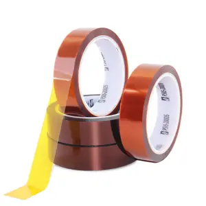 Hoge Temp Resistente Warmte Overdracht Tape Dubbelzijdig Polyimide Film Kaptones Tape Siliconen Plakband Voor Pcb Maskeren