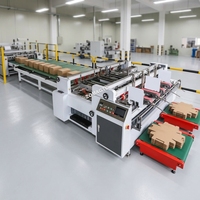 Machine à plier et à coller les boîtes en carton ondulé pour l'expédition express et la logistique
