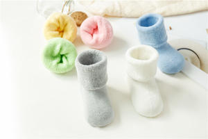 Chaussettes de cheville en coton unisexe pour bébé, lot pour 1-2 ans, respirantes, antidérapantes, taille unique, USA Mairun Chine - Product Image 4