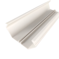 Profilé en PVC extrudé sur mesure pour rails coulissants de fenêtres, portes, cuisines, hôpitaux, salles de bain - Durable et écologique