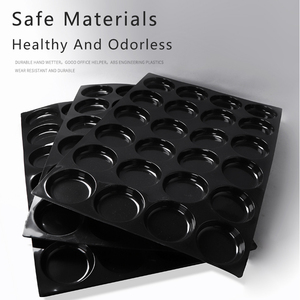 Aitianyuan Obsidian trái cây khay lót phổ hiển thị trang trí cơ sở dày nhựa 24/40 lỗ cho Apple Orange - Product Image 6