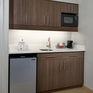 Muebles de cocina pequeños de diseño, mini cocina económica para hotel - Product Image 1
