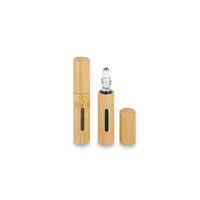 Meilleure vente Bouteille boule de bambou 3ml 5ml 10ml Bouteille d'huile fine de bambou Bouteille boule de bambou
