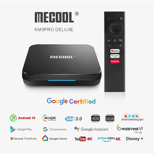 Mecool Km9 <span class=keywords><strong>Pro</strong></span> 4K HD Mạng Máy nghe nhạc TV Box BT 4.1TVBox Android Quad Core LED chỉ số ánh sáng FCC - Product Image 2