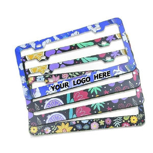 カスタムUV印刷されたアメリカのナンバープレートフレーム、北米用耐久性のあるカータグホルダー、販促用自動車ギフト - Product Image 1