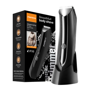 卸売Manscaing充電式ボディグルーマー格納式鼠径部ヘアトリマー男性用電気ボディトリマーUsbカスタマイズロゴ - Product Image 1