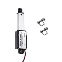 Actionneur linéaire électrique micro à brosse 50 mm DC 12V 30N/60N/100N/150N avec contrôleur de moteur, mini tige de poussée électrique