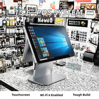 Vente directe d'usine LongFly, caisse enregistreuse POS, Intel I5, écran tactile capacitif 10 points, Wi-Fi 6, Bluetooth 5.2, conception personnalisée
