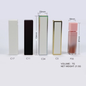 ลิปทินท์เนื้อแมทแบบวีแกน แบรนด์ส่วนตัว พร้อมหัวแปรงขนาดใหญ่ สีชมพู - Product Image 5