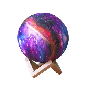 Hot Sell Neuankömmling 3D Cool Moon Warme Nachtlicht lampe Luftbe feuchter im Schlafzimmer Arbeits zimmer Dekoration Baby Love