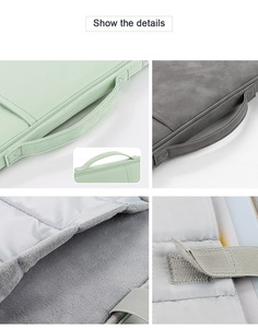 Thời Trang Không Thấm Nước Xách Tay Dây Kéo Sang Trọng Phụ Kiện Lưu Trữ 11 12.9 Inch Tổ Chức Bàn Phím Máy Tính Bảng Tay Áo Pouch Túi Cho iPad - Product Image 5