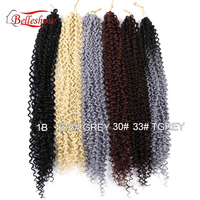 Frevitesse — cheveux ondulés, tresses au crochet, couleur ombre, 22 pouces, offre spéciale