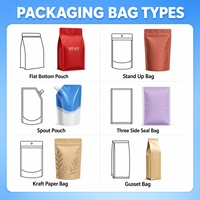 Bolsa de Embalaje de Fruta Seca de Grado Alimenticio con Impresión Personalizada, Bolsa con Cierre Hermético Reutilizable para Snacks de Longan y Piña