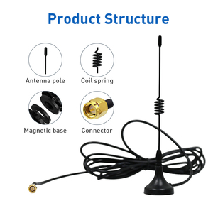 5.5dBi Waterproof Magnetic Base <strong>Antenna</strong> Car Mount <strong>FM</strong>/AM Aerial Sucker <strong>Antenna</strong> with Vertical Polarization - Product Image 2
