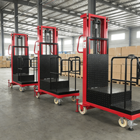 Nouveau transpalette élévateur à fourche, outils de levage haute efficacité, capacité de charge de 300 kg, fonctionnement sur batterie, 4 roues motrices pour machines