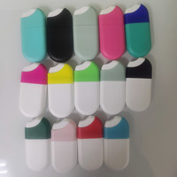 Wholesale10ml15ml désinfectant pour les mains en plastique Portable parfum de poche Fine brume noir vert poche carte de crédit alcool vaporisateur