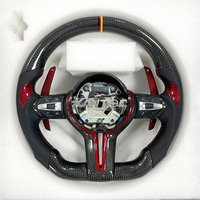 Volants de voiture de haute qualité pour BMW F10 F20 F30 F11 F06 F15 F32 F22 F25 F36 M3 M4 M5 Volant à LED en fibre de carbone