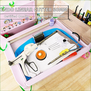 Coupe-ligne endoscopique 60 mm rechargeable articulé en acier inoxydable, fournitures chirurgicales, kit d'instruments à recharge manuelle - Product Image 2