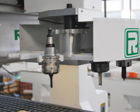 Máquina Router CNC de 3 Ejes ATC 1325 con Control Syntec, Servomotor y PLC para Muebles de Madera y Puertas