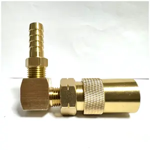 Brass European Type Pneumatic Quick Coupler Plastic Mold Water Hex Hose Nipple Fitting Connection Male to Female