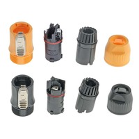 Connecteur de câble étanche IP65 à 3 broches, neuf, 250V 20A, connecteur aéronautique avec capuchon anti-poussière et support