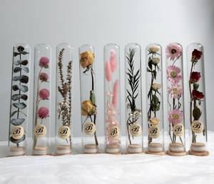 520 regalo del Día de San Valentín regalo de compañía nupcial tubo de ensayo ramo de flores secas flor <span class=keywords><strong>eterna</strong></span> pareja botella de deseos - Product Image 2