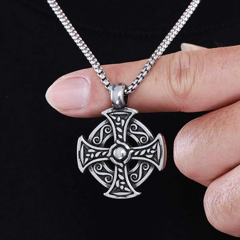 New Fashion Stainless Steel Celtic Viking Cross Jewelry Viking