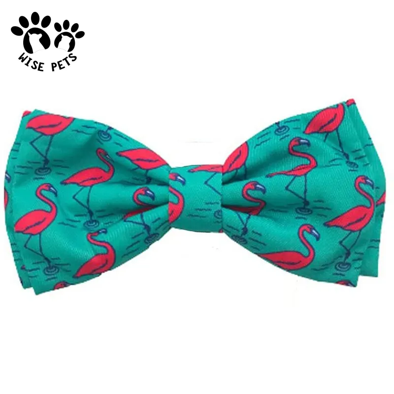 Laço de laço estampado personalizado, laço de cachorro cães, tiras de tosa, neackwear, coleira, beleza, cão, laço