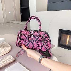 Directo de fábrica nueva Europa y los Estados Unidos moda serpiente bolso señoras chica dulce fresco bandolera cuadrado bolso - Product Image 1