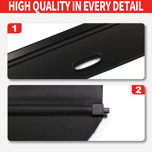 Cubierta de Carga Retráctil y Plegable de Plástico para <span class=keywords><strong>Maletero</strong></span> OEM ODM para <span class=keywords><strong>Volvo</strong></span> <span class=keywords><strong>XC60</strong></span> 2010-2017 - Product Image 4