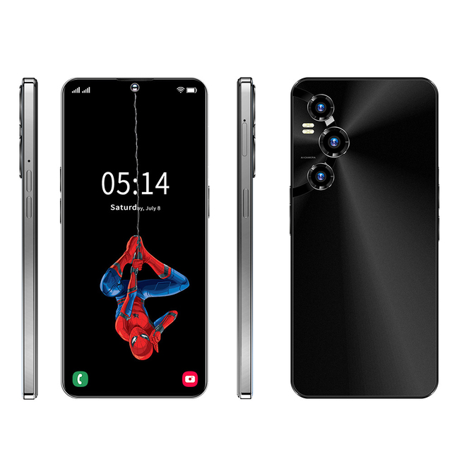 S30Ultra 5G Smartphone 7.3 Inch 90Hz 1440x3200 Resolution 8GB RAM 256GB ROM Android 13 Quad Core 24MP Camera 8000mAh Battery