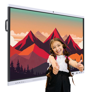 หน้าจอไวท์บอร์ดอัจฉริยะแบบอินเทอร์แอคทีฟขนาด 75 นิ้ว ความละเอียด 4K พร้อมหน้าจอสัมผัส IFPD ทั้งหมดในหนึ่งเดียว ได้รับการรับรองมาตรฐาน CE FCC Rohs ISO - Product Image 1