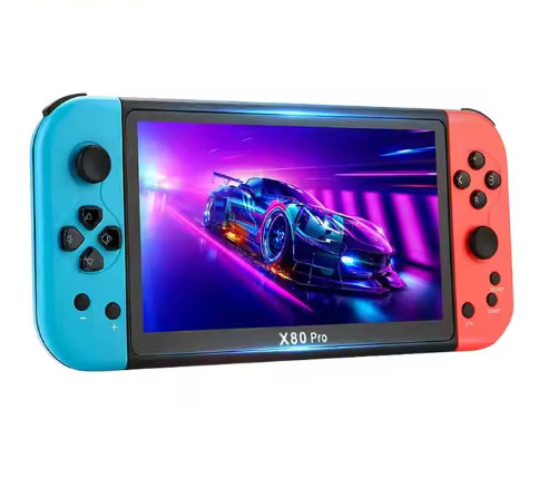 Handheld New 7-inch Large Screen Handheld Game Console X80 Arcade High-definition PSP Handheld Large Screen Game Console