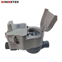 Vente chaude DN25 Smart Sans Fil LoRa Multi-jet En Plastique Mécanique Compteur D'eau Lecture À Distance Données et Commutateur De Commande