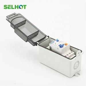 SELHOT Outdoor IP66 pannello di controllo elettrico a giunzione 2 vie ABS PC in plastica impermeabile per lampione stradale superficie ISO - Product Image 4