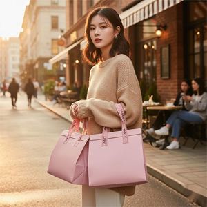 กระเป๋าเก็บความร้อนสำหรับกาแฟแบบไม่ทอ ยี่ห้อ OEM ODM พร้อมซับในอะลูมิเนียมฟอยล์ - Product Image 1