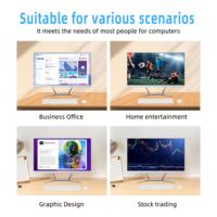 Computadora de Escritorio Monobloque para Juegos I7/I9 AIO con Pantalla Táctil de 23.8/21.5 Pulgadas, WiFi y Altavoz Integrados, Windows 10