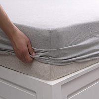 Parure de lit matelassée 100% coton, ensemble de literie avec couvre-lit et couette en tissu