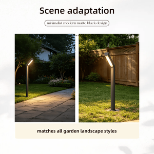 Lampe <span class=keywords><strong>de</strong></span> jardin LED moderne en aluminium, étanche IP54, pour aménagement paysager extérieur, allée, pelouse, cour, villa, entrée <span class=keywords><strong>de</strong></span> garage - Product Image 4
