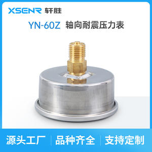Manómetro de Presión Suzhou Xuansheng YN60Z 1.6MPa, Resistente a Vibraciones Axiales, Carcasa de Acero Inoxidable, Diámetro de 60 mm - Product Image 3