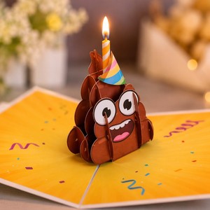 Carte d'anniversaire créative 3D pop-up, carte de vœux amusante découpée au laser, design personnalisé, cadeau pour les réunions de classe - Product Image 4