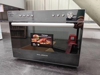 Four à micro-ondes solaire de bureau de la couleur 34L noir d'affichage mené avec la fonction de convection et de gril